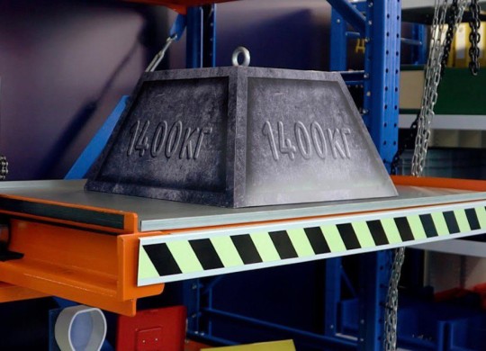 Высокая нагрузка на одну полку - до 1400 кг.